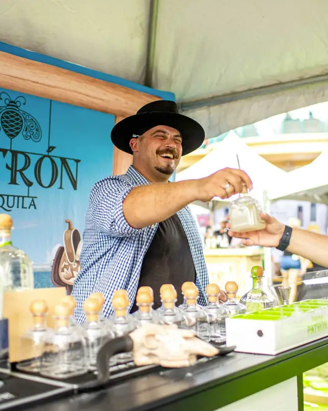 Patrón booth at The Tequila Festival