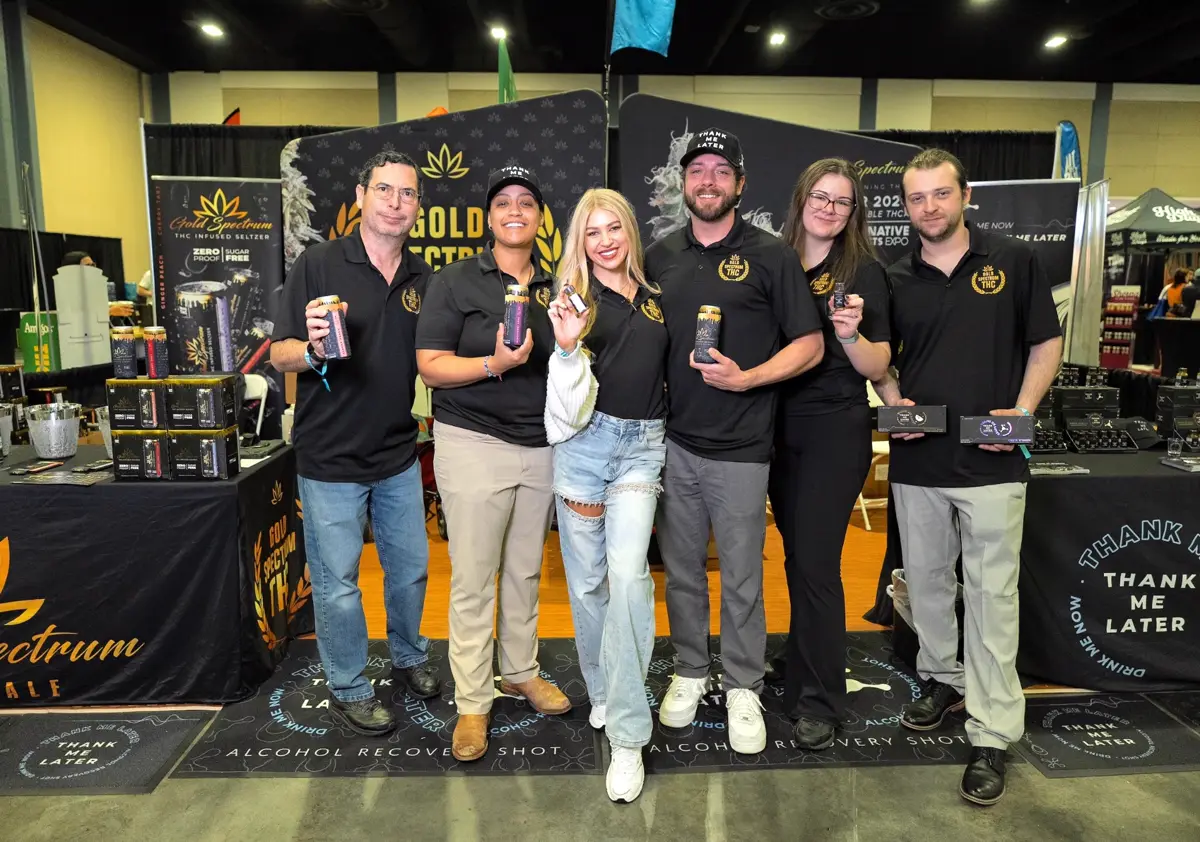Gold Spectrum THC booth at AltBev Expo